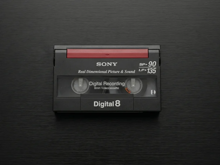 A Digital8 tape