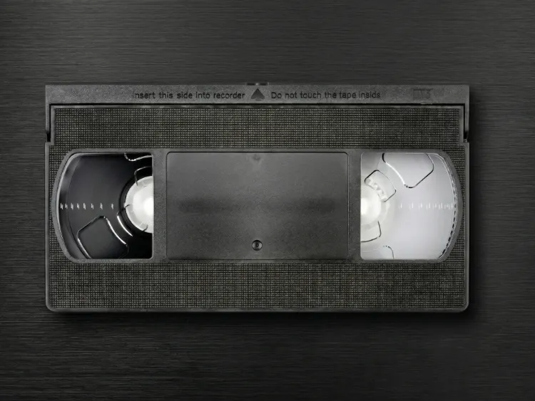 A VHS tape